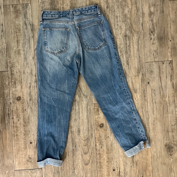 Abercrombie & Fitch Distressed Crop Jeans Size:00/24 - Picture 2 of 6